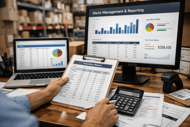 Stock Management & Reporting