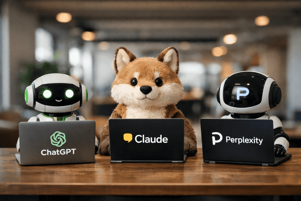 ChatGPT, Claude and Perplexity